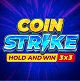 Coin Strike jaune et bleu sur fond bleu – Winoui Casino
